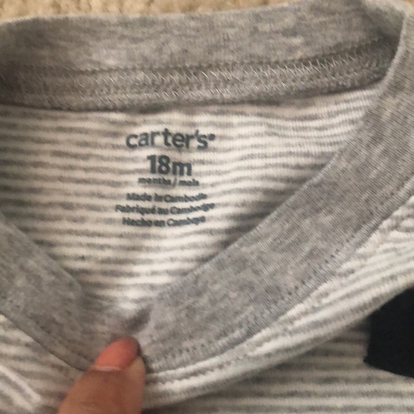 Carters Long Sleeve Onesie - 18 Months - Picture 3 of 3